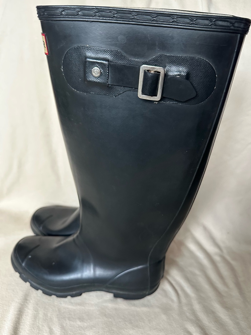 Hunter Hntres women w23279 rain Wellington waterproof boots Black 5 - Picture 14 of 15